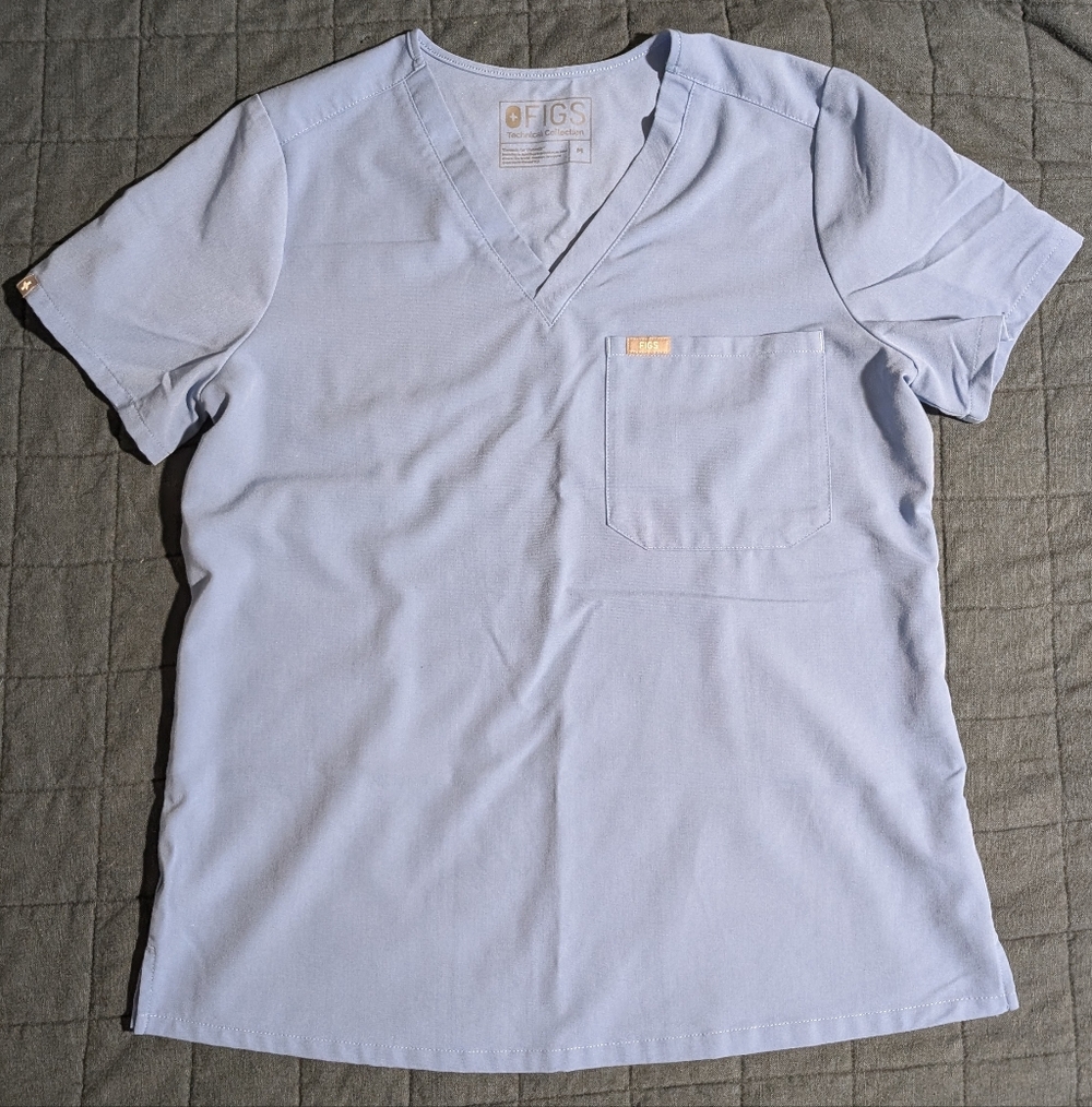 FIGS Sky Blue Scrub Set